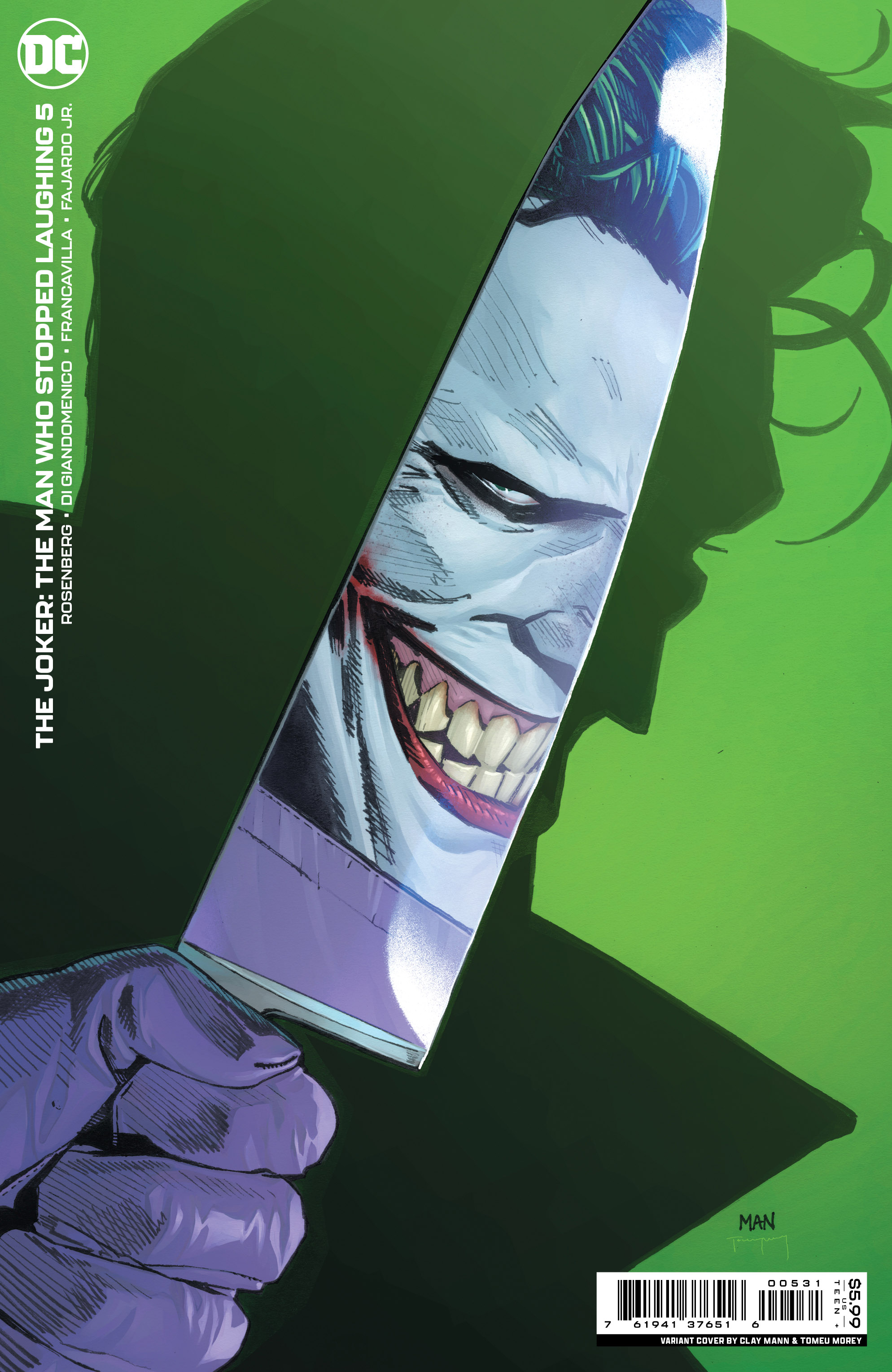 Joker The Man Who Stopped Laughing #5 Cover C Clay Mann Variant