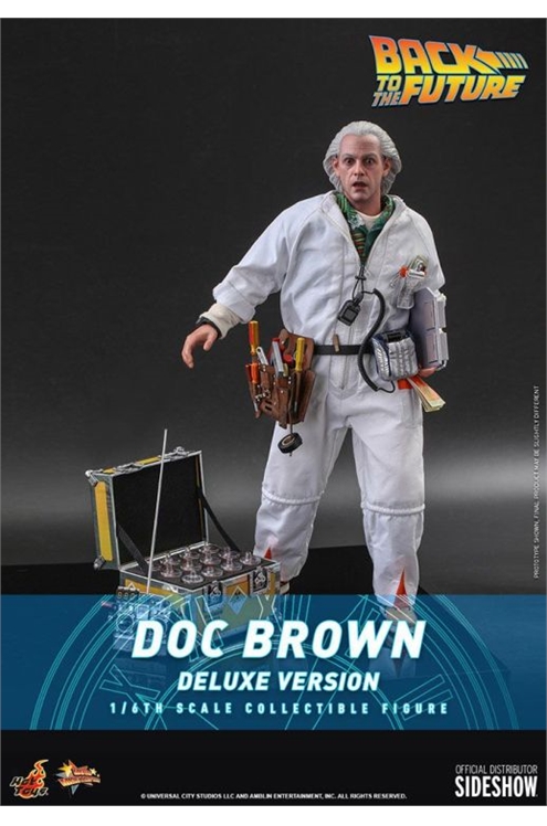 Hot Toys Back To The Future Movie Masterpiece Doc Brown (Deluxe Version)