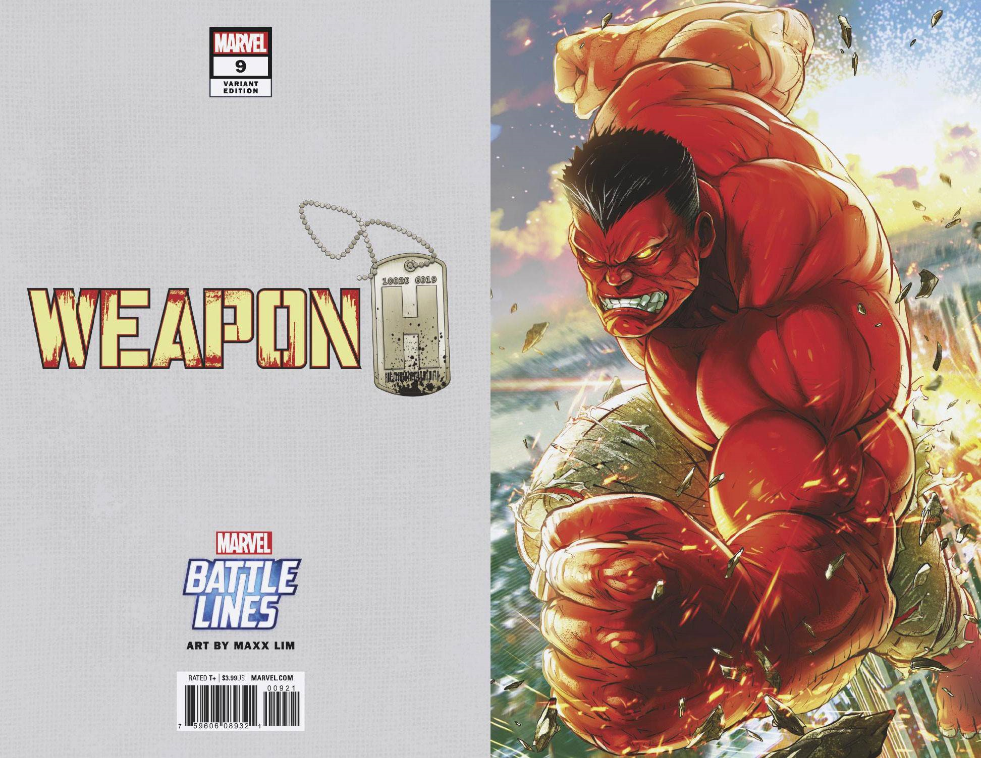 Weapon H #8 Sujin Jo Marvel Battle Lines Variant