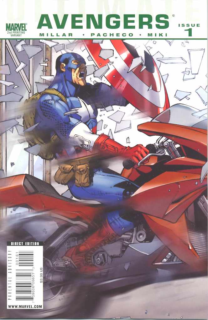 Ultimate Comics Avengers #1 (2nd Printing Variant) (2009)