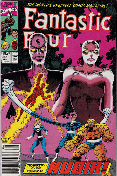 Fantastic Four #351 [Newsstand]-Fine (5.5 – 7)