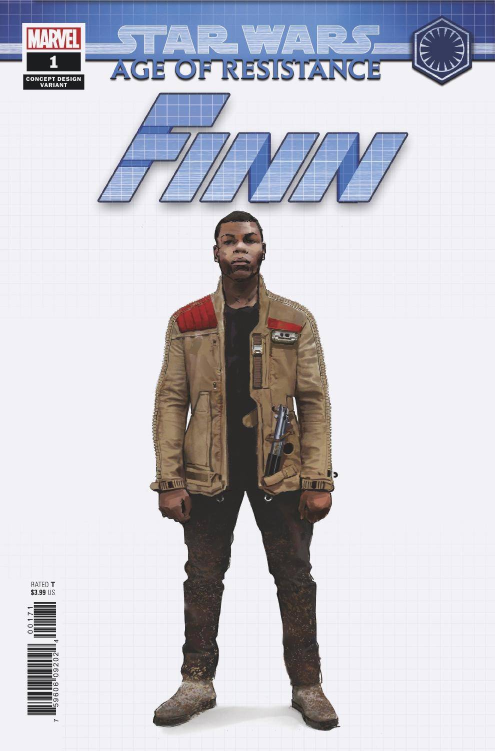 Star Wars Age of Resistance Finn #1 Concept Variant