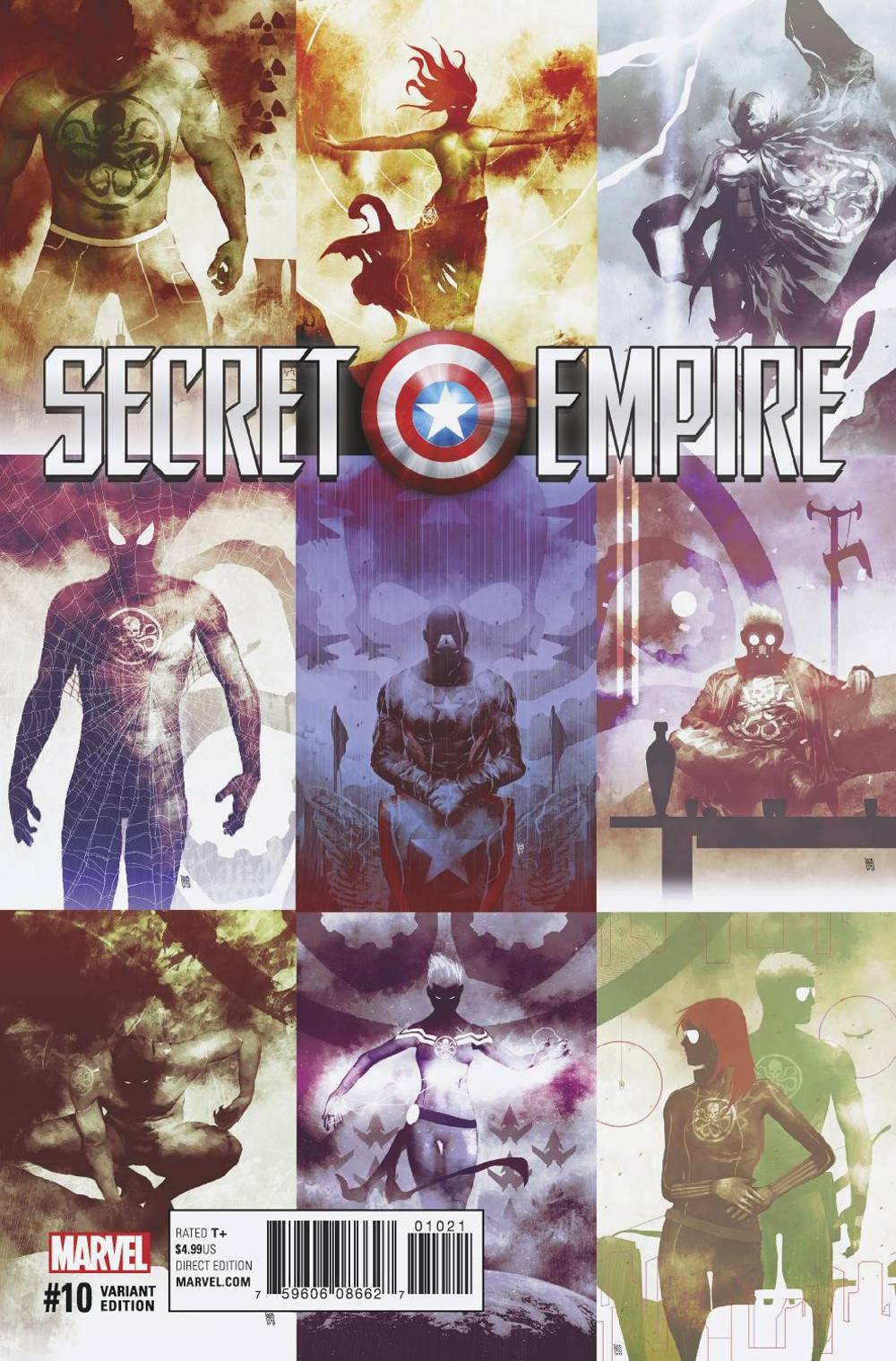 Secret Empire #10 Sorrentino Hydra Heroes Variant