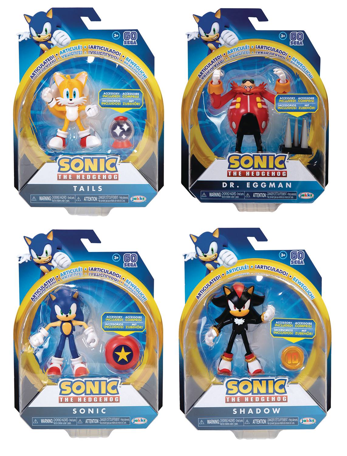 Jakks Pacific Sonic the Hedgehog Articulated Figures Series 1 Sonic Figure