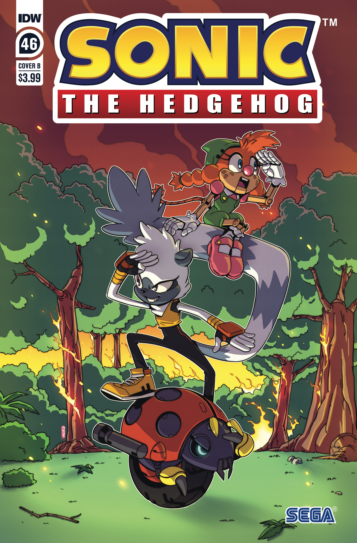 Sonic the Hedgehog #46 Cover B Jennifer Hernandez