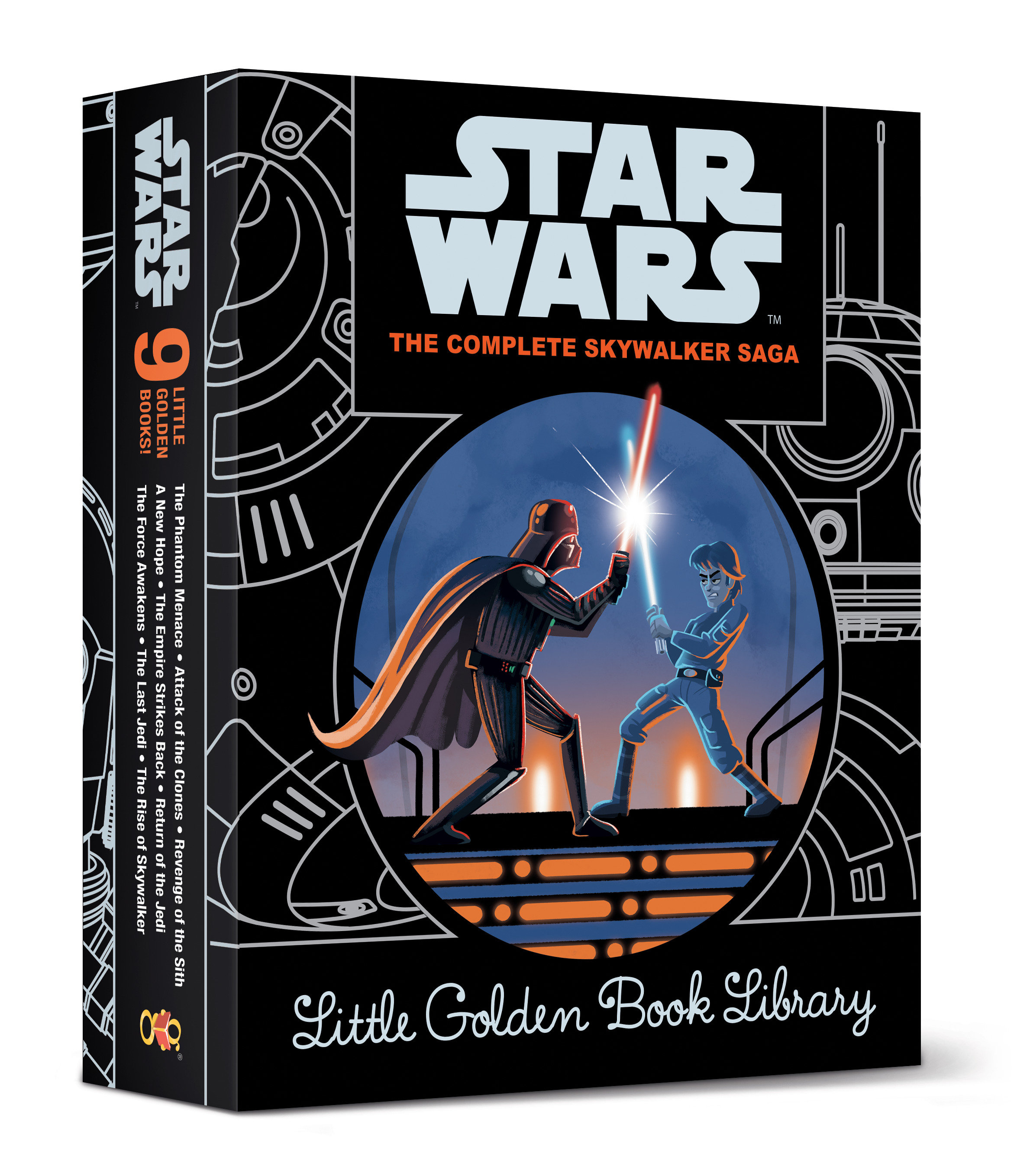 The Complete Skywalker Saga: Little Golden Book Library (Star Wars)