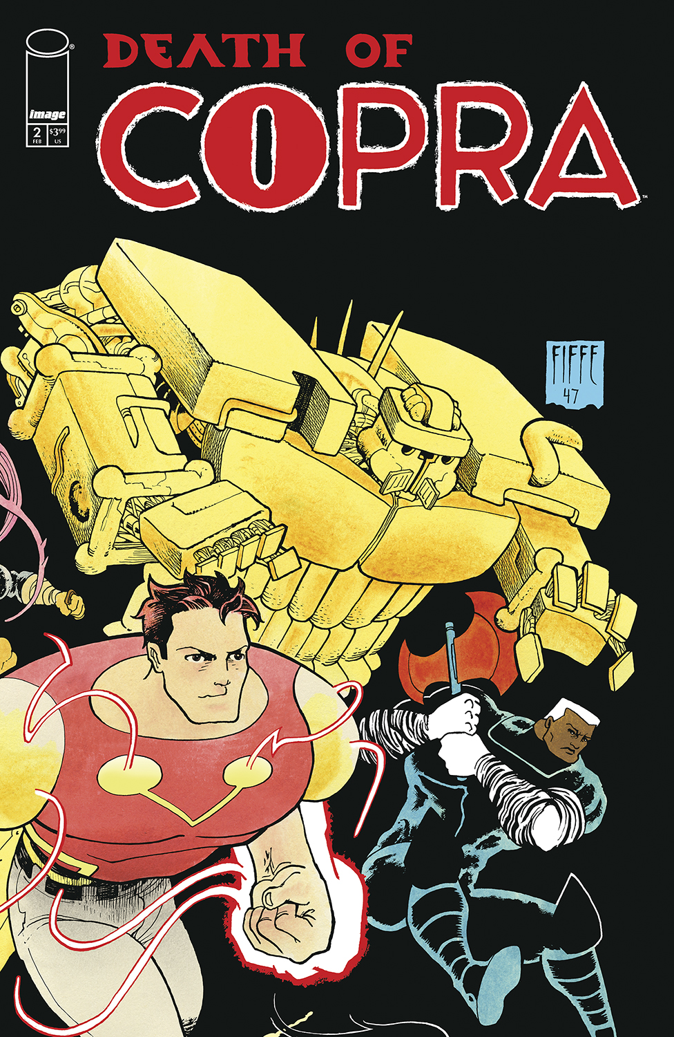 Death of Copra #2 Cover C 1 for 15 Incentive Michel Fiffe Black Connecting Variant (Mature) (Of 4)