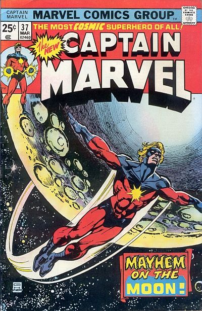 Captain Marvel #37 [Regular Edition]-Fine 