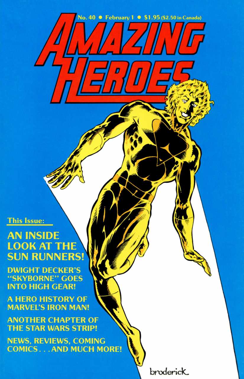 Amazing Heroes #40 - Vg/Fn