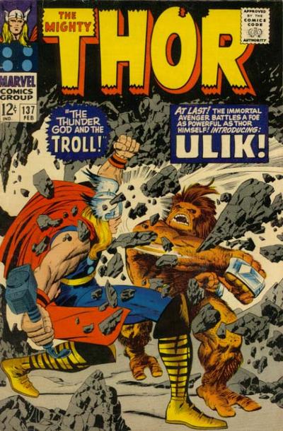 Thor #137 - G/Vg, Minor Tape, Small Hole By Back Staple