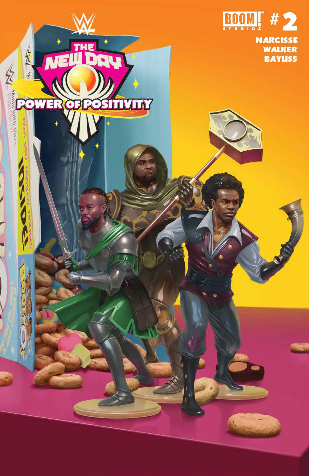 WWE New Day Power of Positivity #2 Cover B Rahzzah (Of 2)
