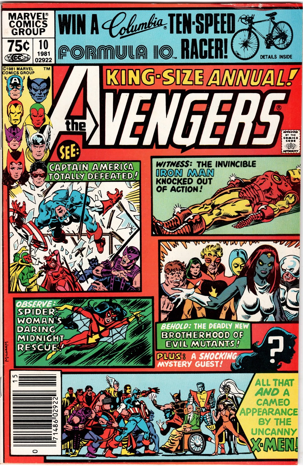 Avengers Annual #10 Newsstand Variant