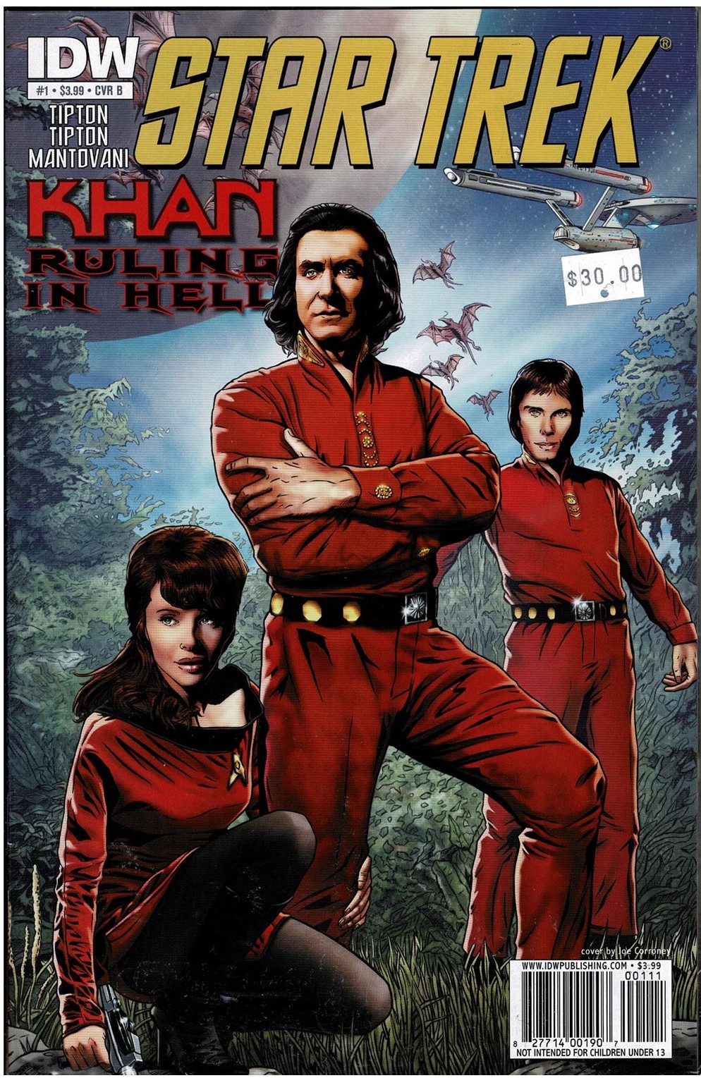 Star Trek: Khan Ruling In Hell  #1-4 Comic Pack 