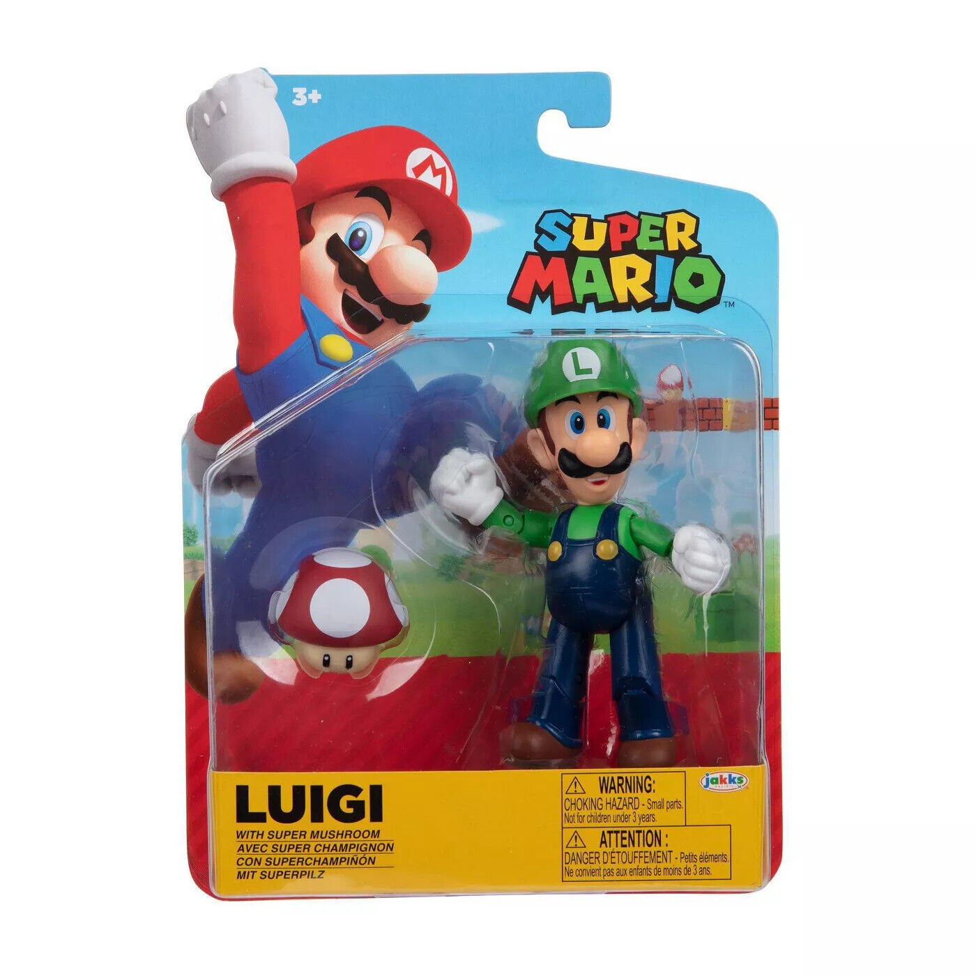 World of Mario - Super Mario Luigi with Super Mushroom