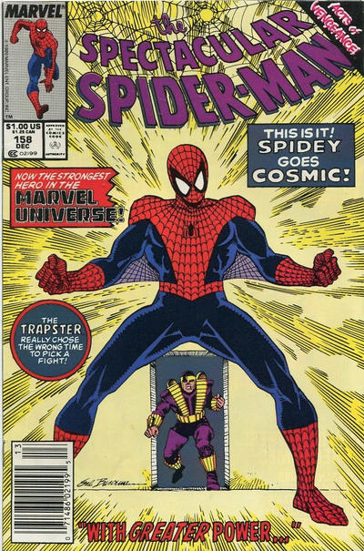 The Spectacular Spider-Man #158 [Newsstand]-Very Good (3.5 – 5)