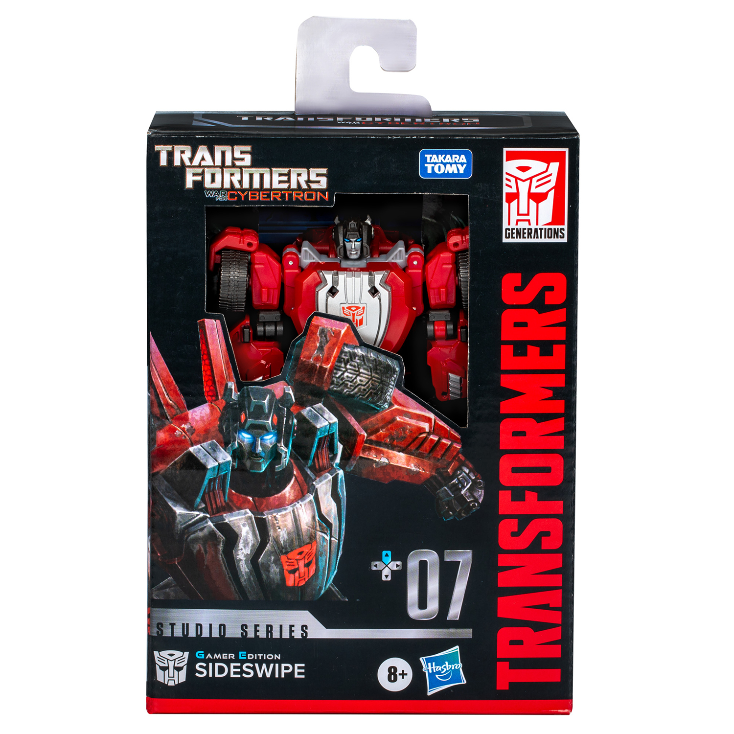 Transformers Studio Series Deluxe War for Cybertron Gamer Edition Sideswipe Action Figure