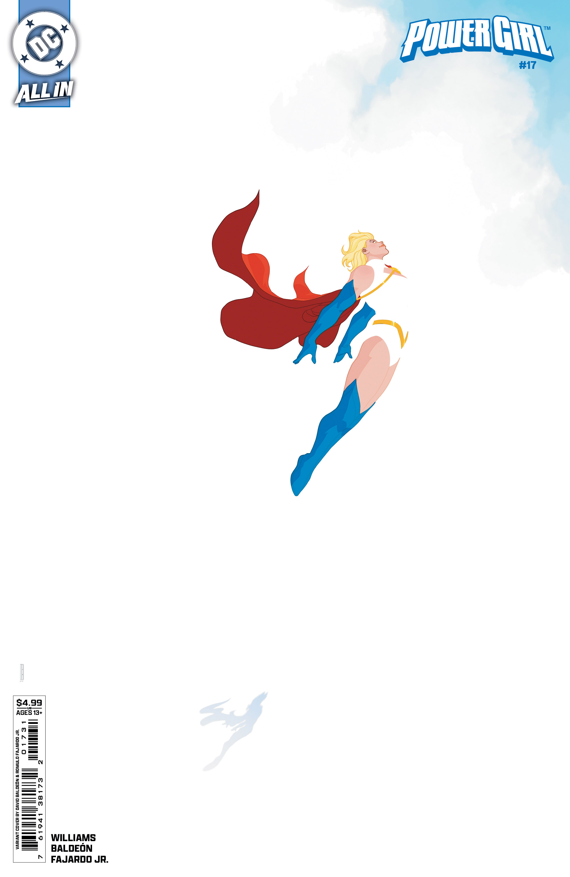 Power Girl #17 Cover B David Baldeon Card Stock Variant