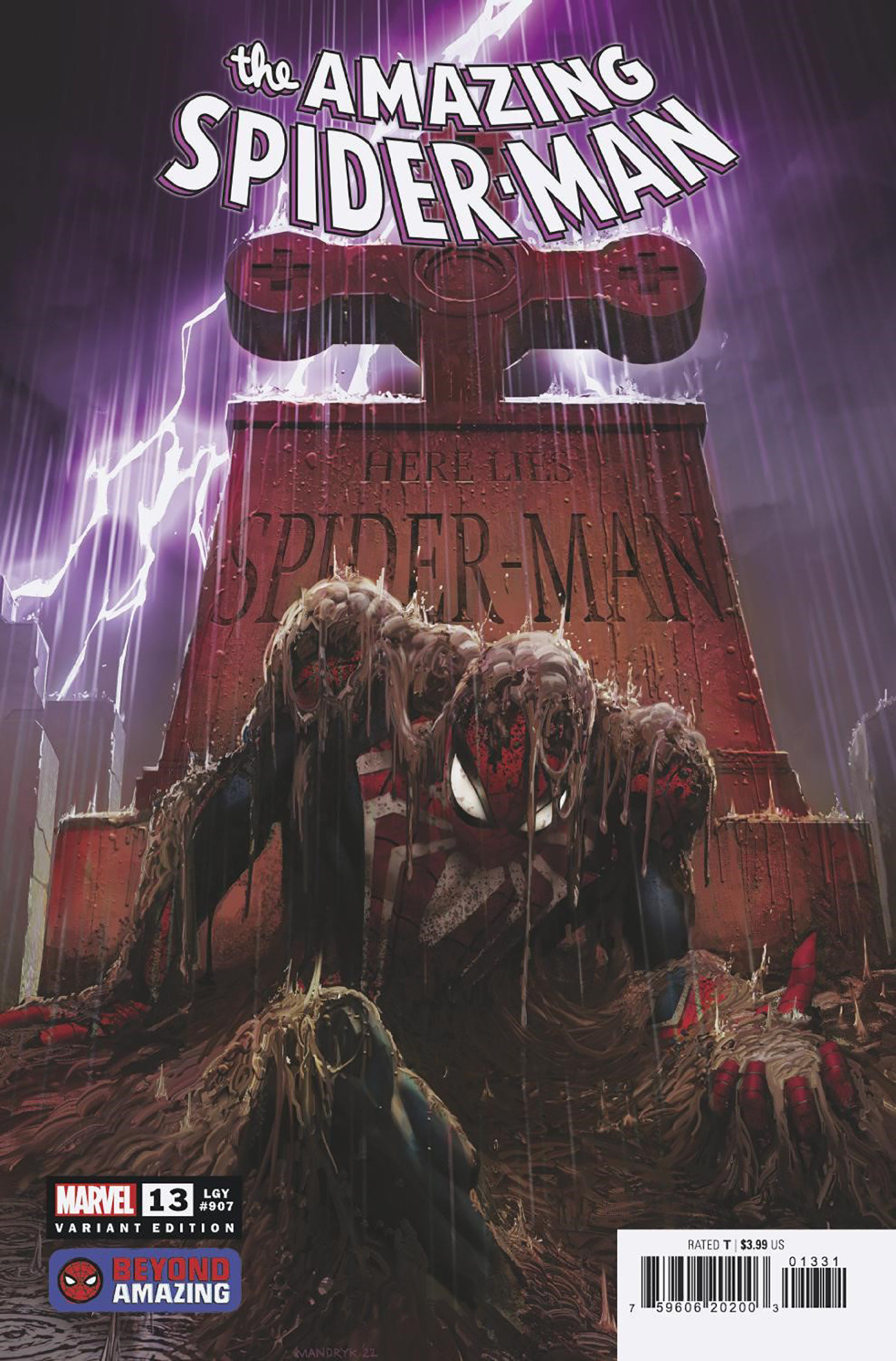 Amazing Spider-Man #13 Mandryk Beyond Amazing Spider-Man Variant (2022)