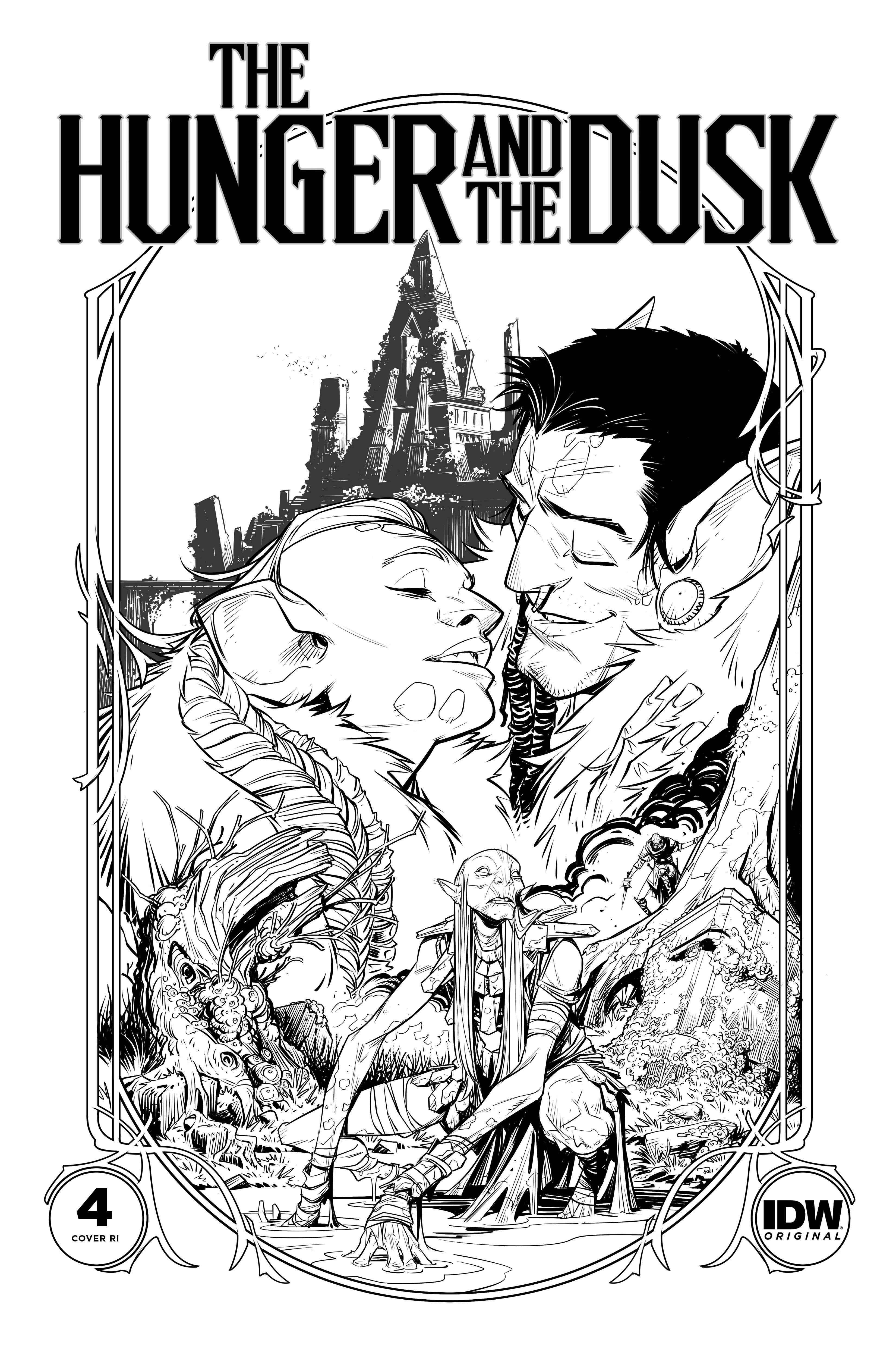 Hunger and the Dusk #4 Cover Wildgoose B&W 1 for 25 Incentive