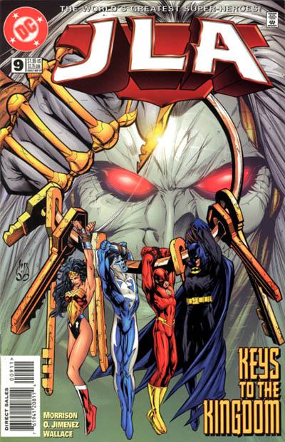 JLA #9 [Direct Sales]-Fine (5.5 – 7)