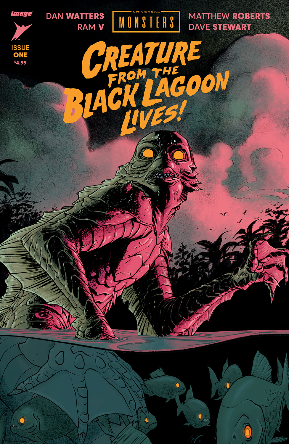 Universal Monsters the Creature from the Black Lagoon Lives #1 Cover A Matthew Roberts & Dave (Of 4)