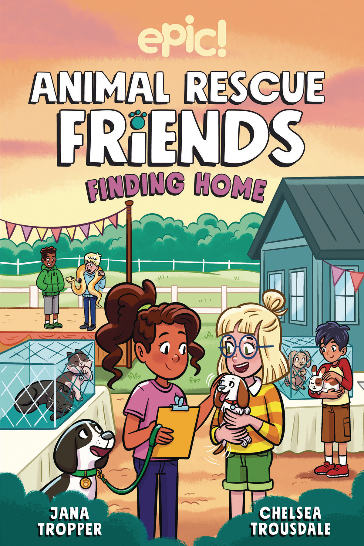 Animal Rescue Friends Graphic Novel Volume 4 Finding Home