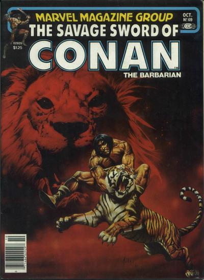 The Savage Sword of Conan #69 - Vg+