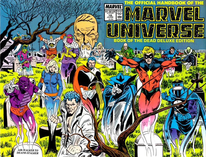 The Official Handbook of The Marvel Universe Deluxe Edition #16 [Direct]-Fine (5.5 – 7)