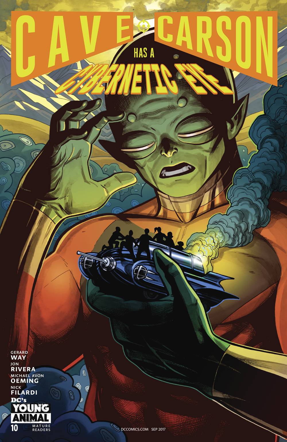 Cave Carson Has A Cybernetic Eye #10 Variant Edition