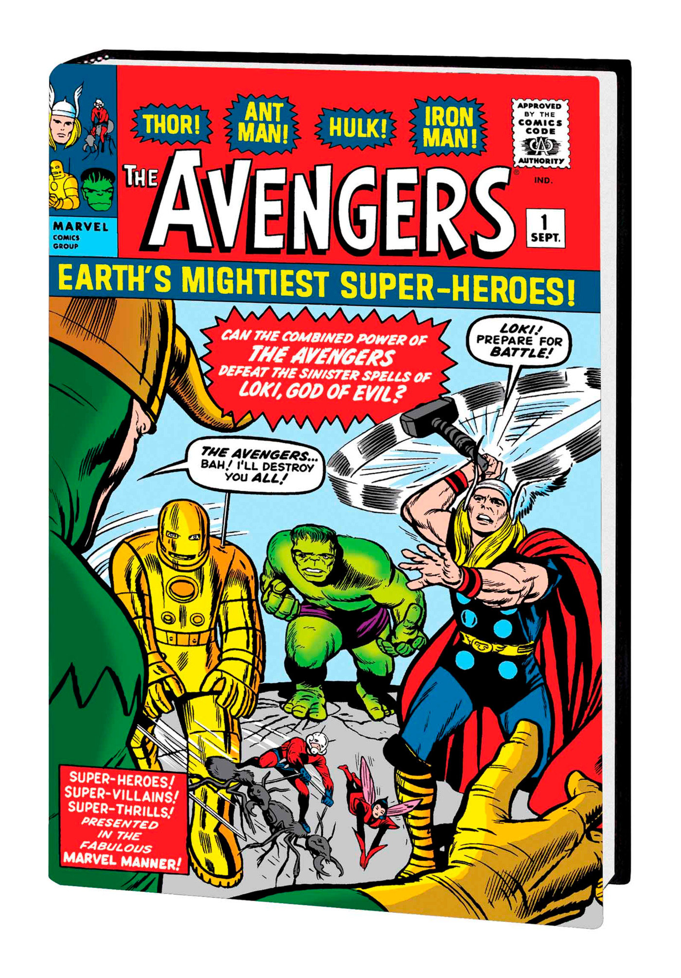 Avengers Omnibus Hardcover Volume 1 Kirby Direct Market Edition (2023 Printing)
