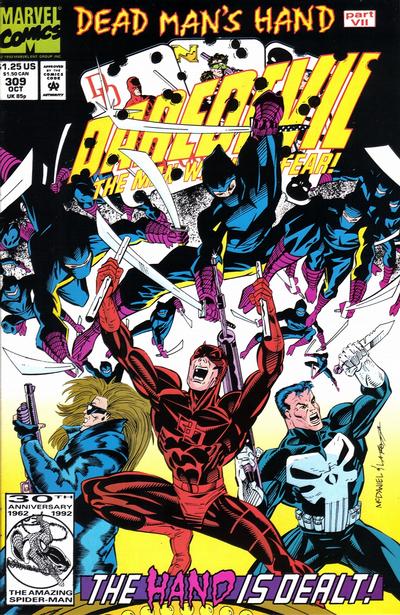 Daredevil #309 [Direct]-Very Fine (7.5 – 9)