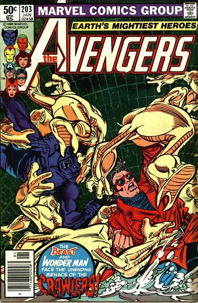 The Avengers #203 [Newsstand]- Fine 