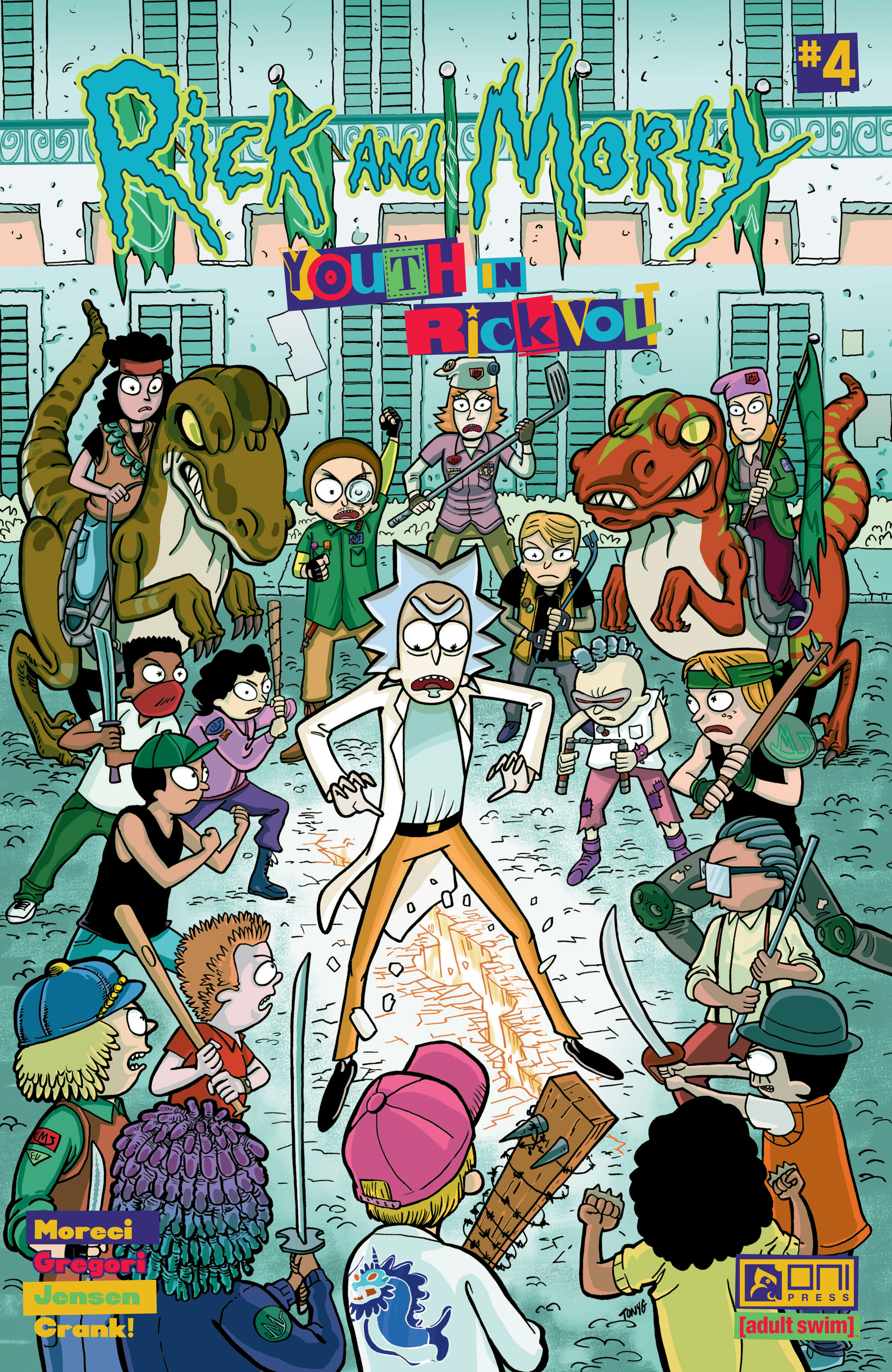 Rick and Morty Youth in Rickvolt #4 Cover A Tony Gregori (Mature) (Of 4)