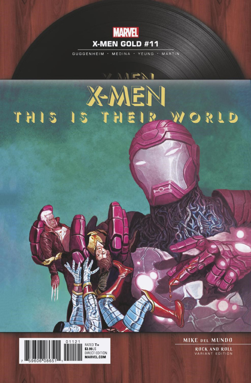 X-Men Gold #11 Del Mundo Rock N Roll Variant
