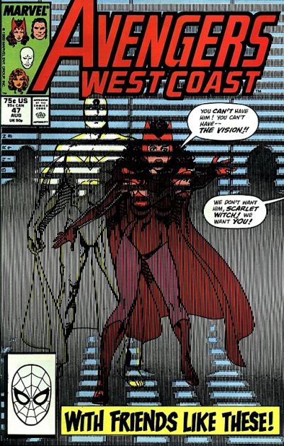 West Coast Avengers #47 [Direct]-Fine