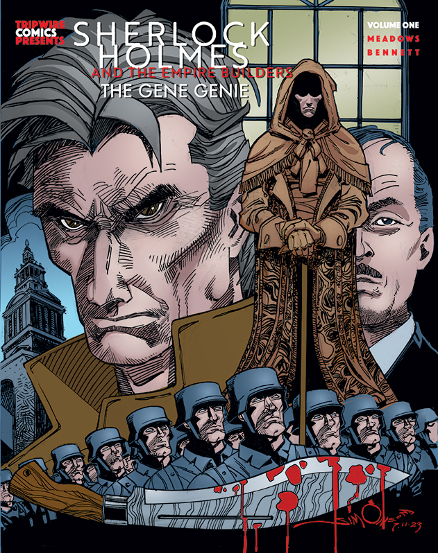 Sherlock Holmes and the Empire Builders The Gene Genie Volume 1 Hardcover Simonson Cover