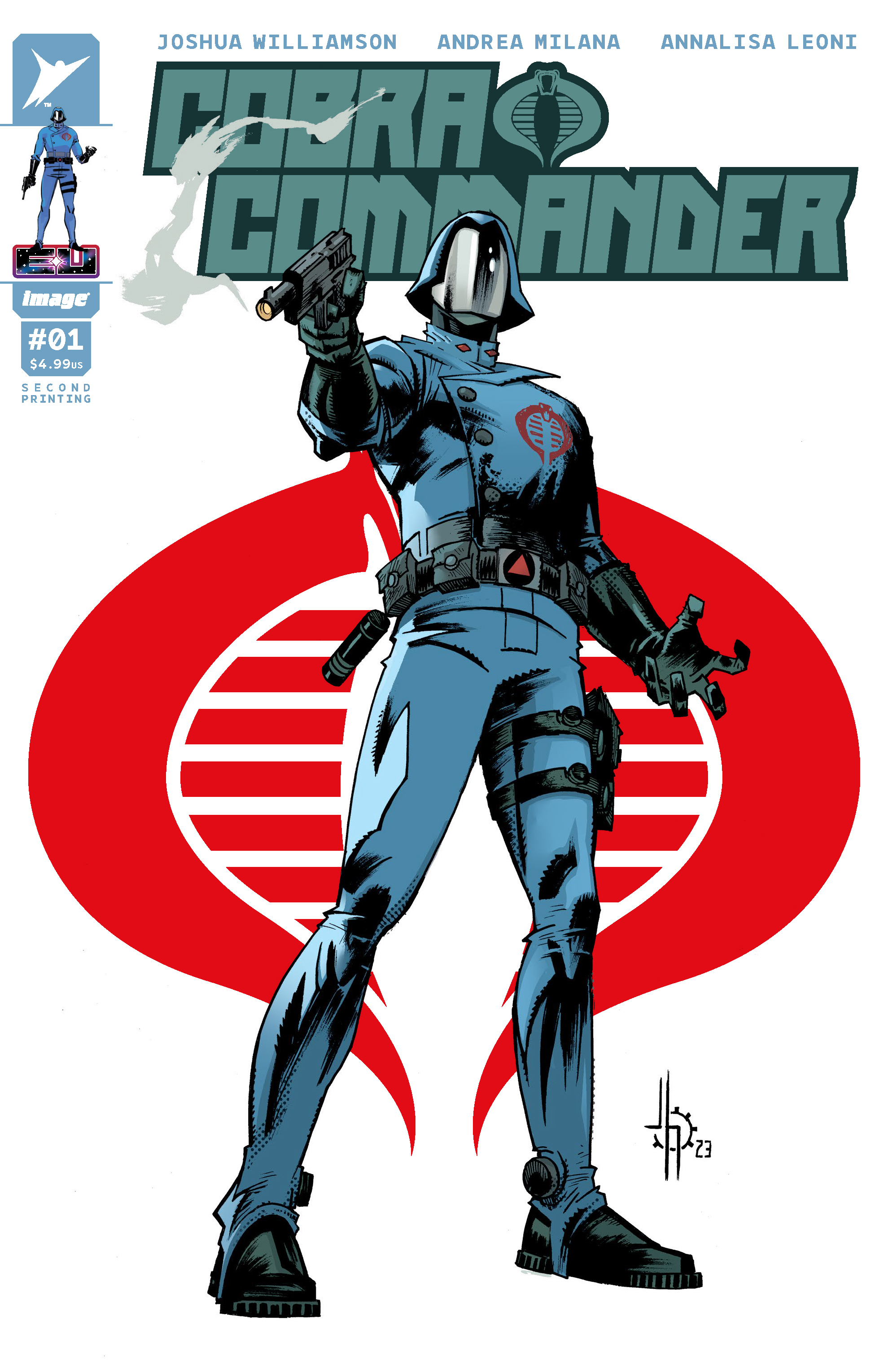 Cobra Commander #1 Cover A Jason Howard Second Printing (Of 5)