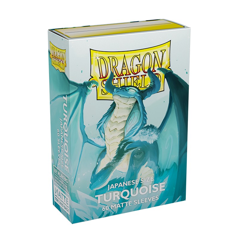 Dragon Shield Japanese Size Matte Turquoise 60 Count