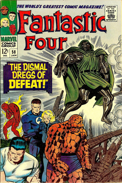 Fantastic Four #58 [Regular Edition](1961)- Vg 4.0