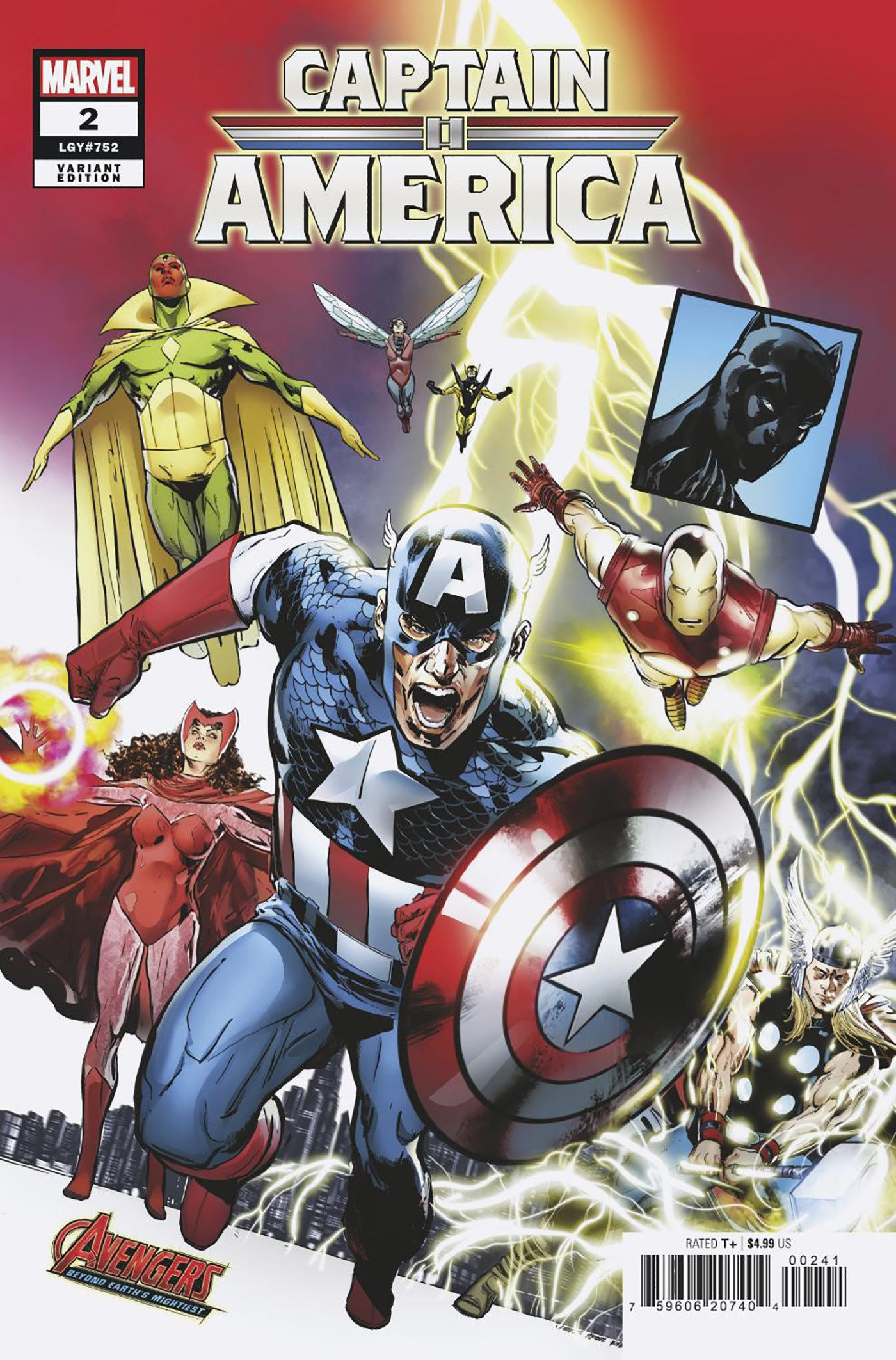 Captain America #2 Phil Jimenez Avengers 60th Variant