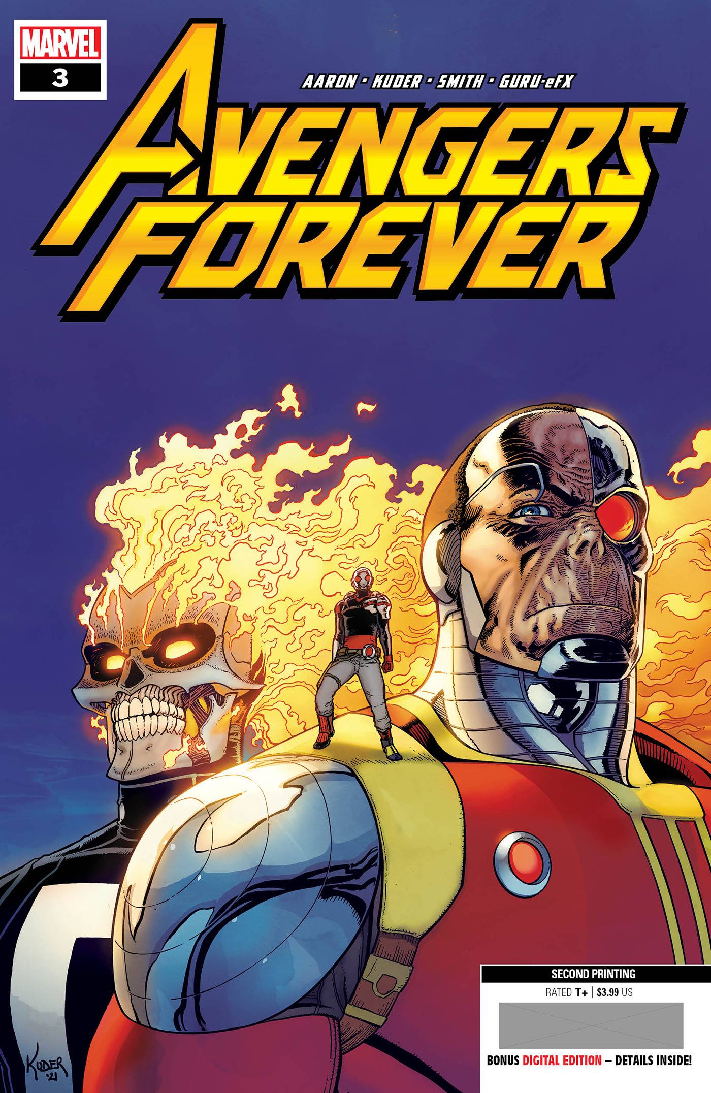 Avengers Forever #3 2nd Printing Kuder Variant (2021)