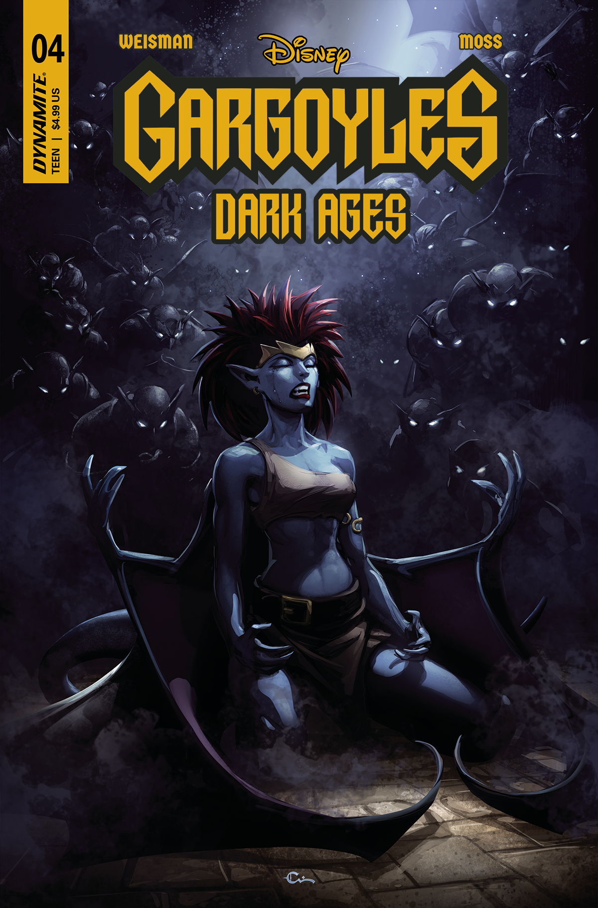 Gargoyles Dark Ages #4 Cover A Crain