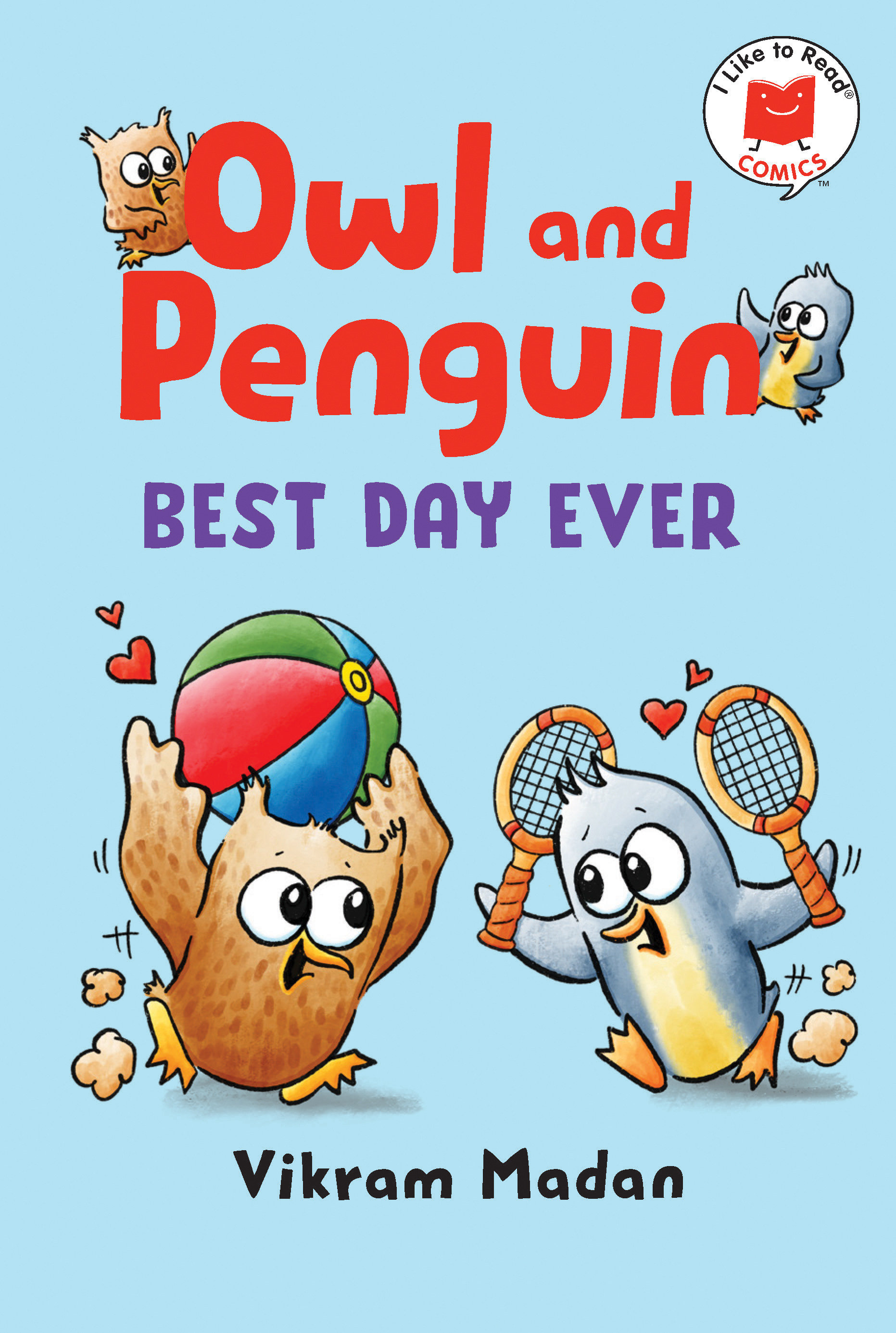 I Like to Read Comics Hardcover Graphic Novel Volume 5 Owl and Penguin Best Day Ever