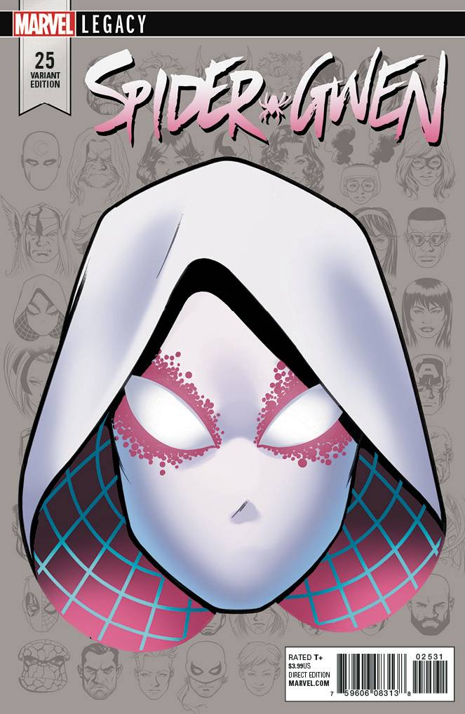 Spider-Gwen #25 Mckone Legacy Headshot Variant Legacy (2015)