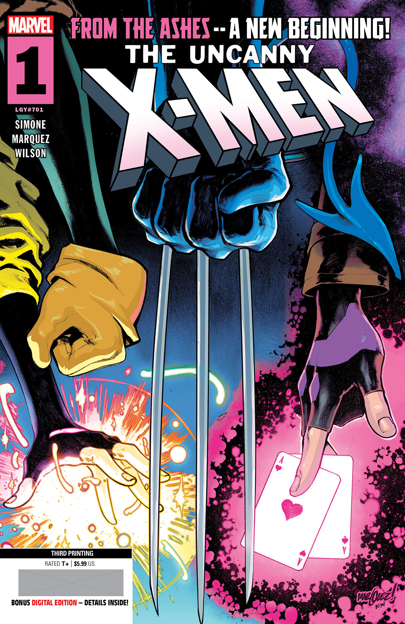 Uncanny X-Men #1 3rd Printing David Marquez Variant