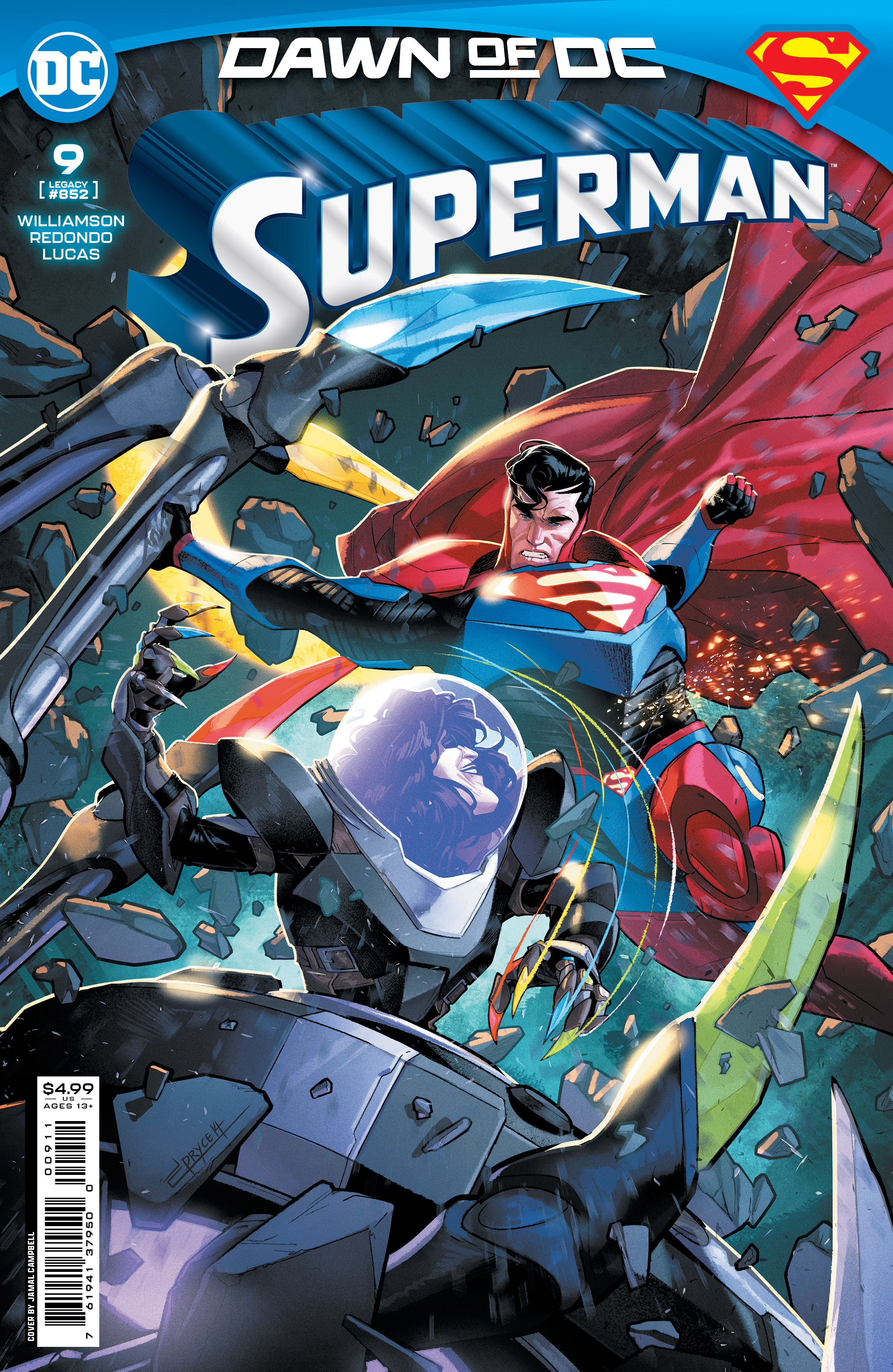 Superman #9 Cover A Jamal Campbell