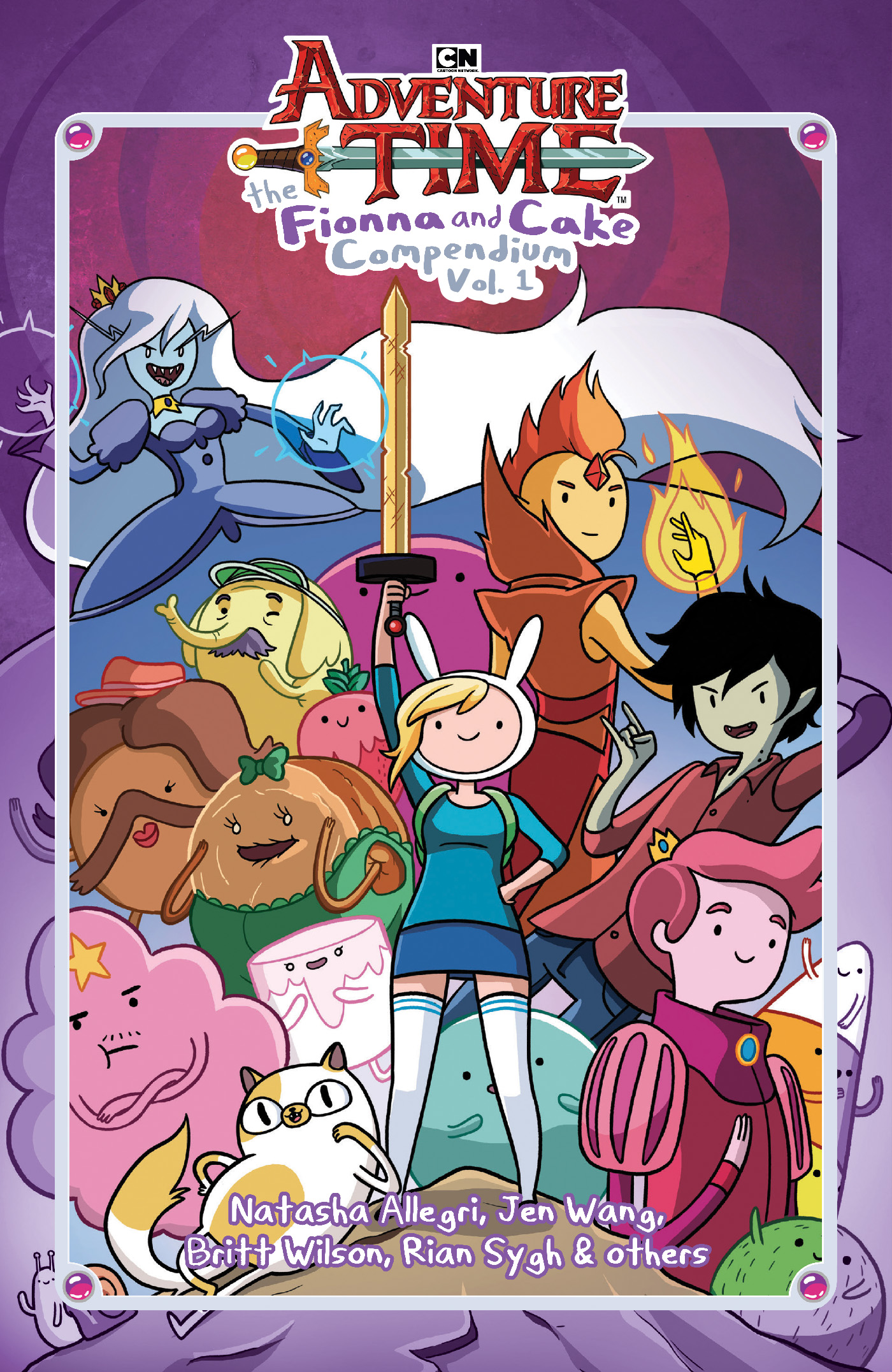 Adventure Time The Fiona and Cake Compendium Hardcover Graphic Novel Volume 1 The Fionna And Cake Compendium Direct Market Exclusive