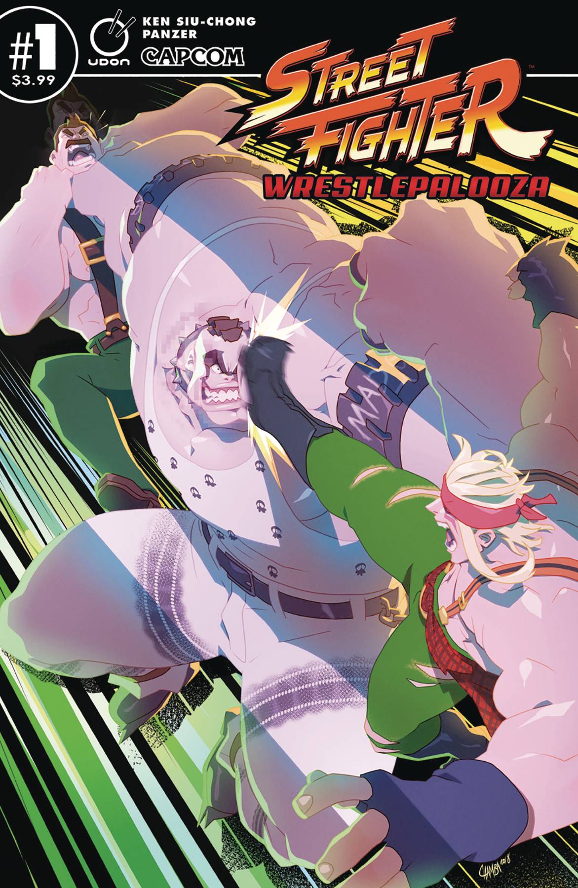 Street Fighter Wrestlepalooza #1 Cover B Cruz