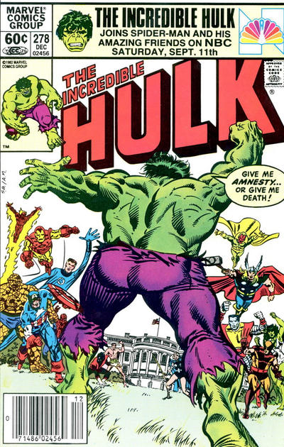 The Incredible Hulk #278 [Newsstand]