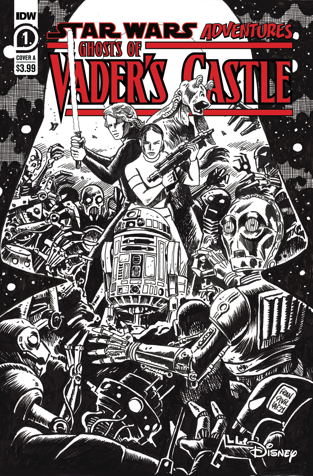 Star Wars Adventure Ghost Vaders Castle #1 Cover C 1 for 10 Francavilla (Of 5)